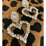 Love Struck | Stoned Heart Shaped Earring