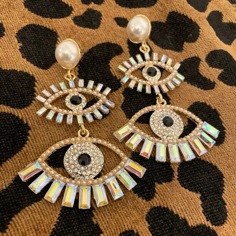 Eye See You | Double Eye Statement Earring